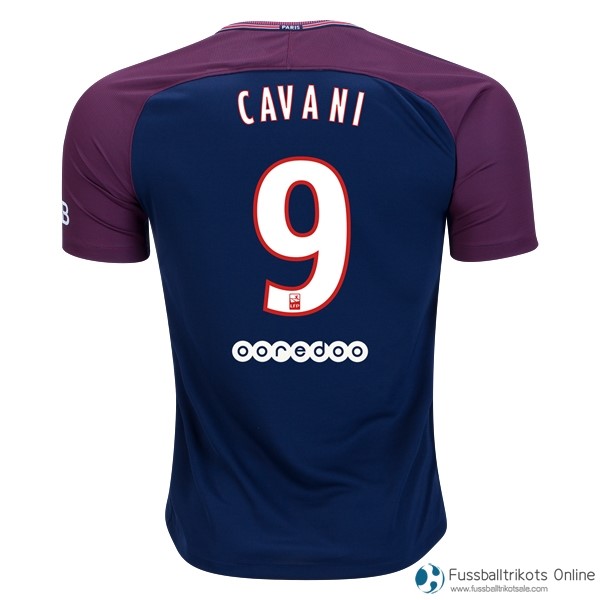 Paris Saint Germain Trikot Heim Cavani 2017-18 Fussballtrikots Günstig